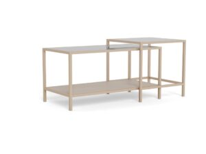 Salontafel Grijs 45 x 45 CM Rechthoek  Kunststof