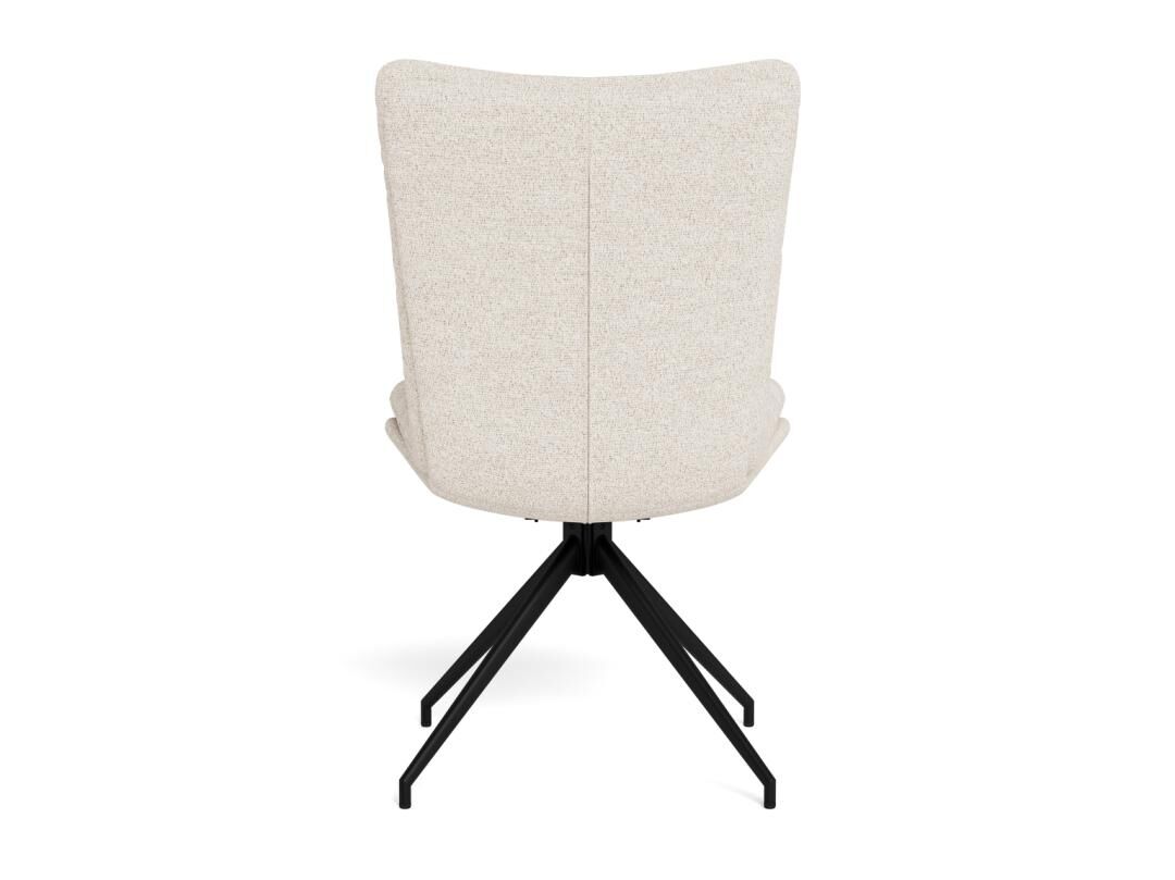 Grafton Eetkamerstoel – Crème Bouclé Set 2 - Afbeelding 5