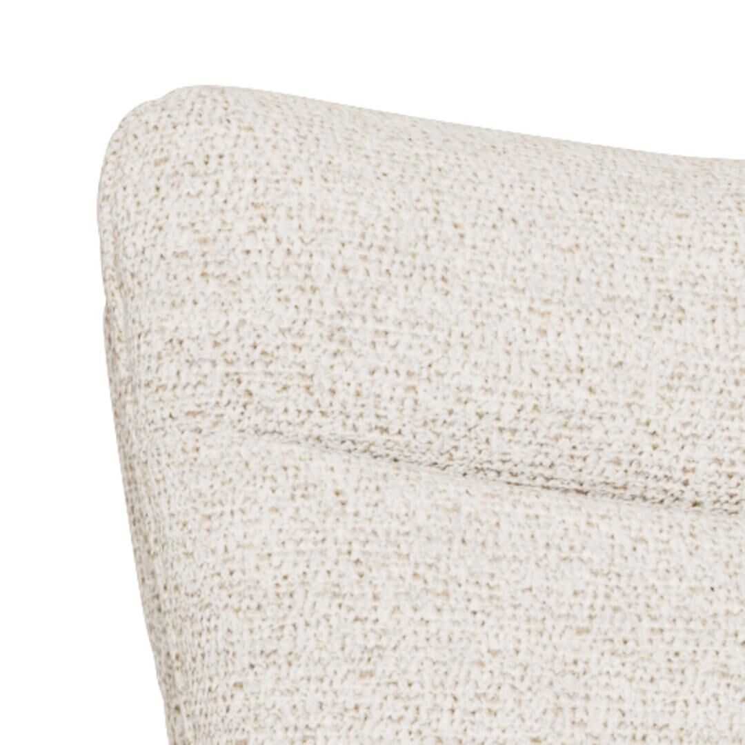 Grafton Eetkamerstoel – Crème Bouclé Set 2 - Afbeelding 6