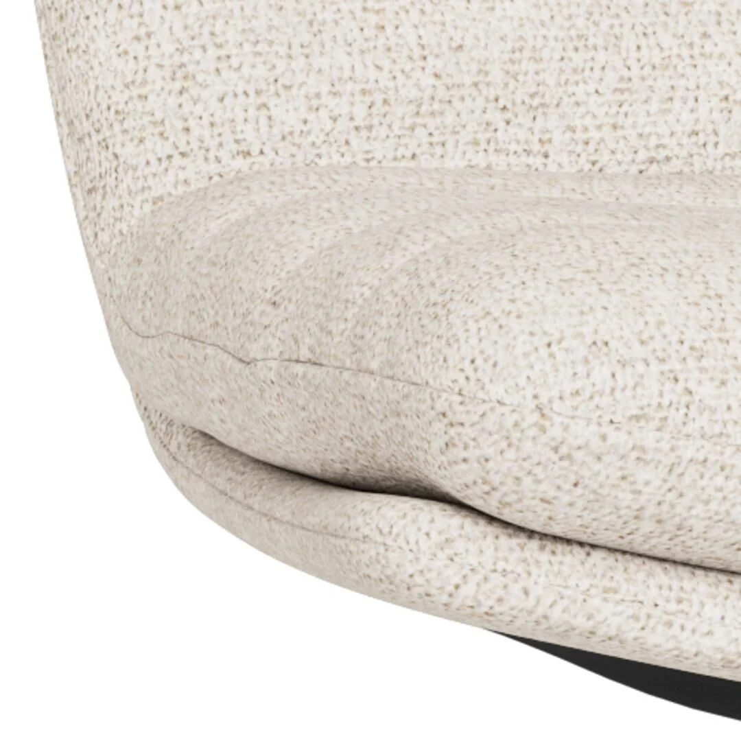 Eetkamerstoel Eliro CrèMe beige boucle - Afbeelding 7