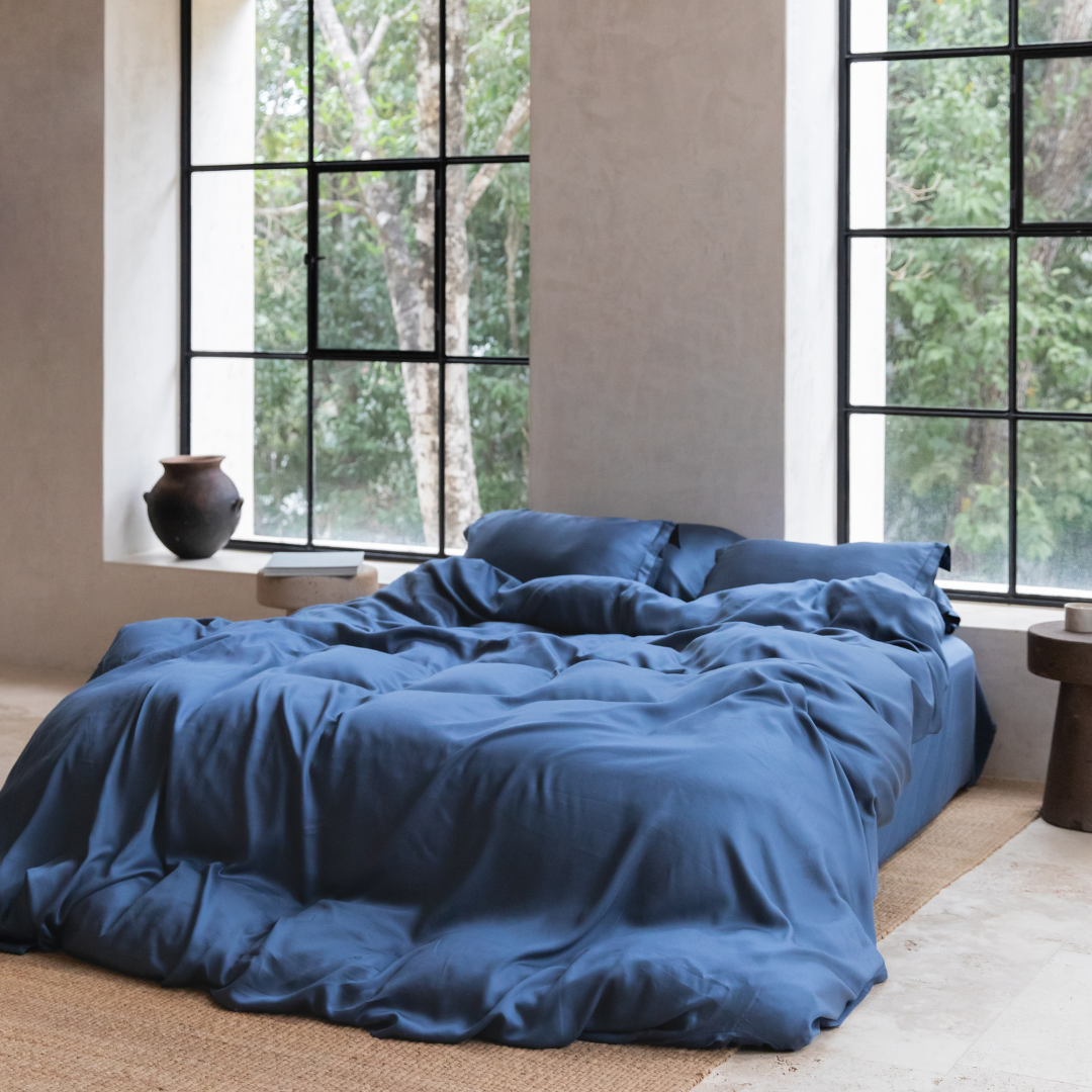 Dekbedovertrek 260x220 Blauw Extra bewegingsvrijheid