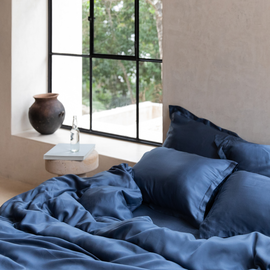 Dekbedovertrek 260x220 Blauw Extra bewegingsvrijheid - Afbeelding 4