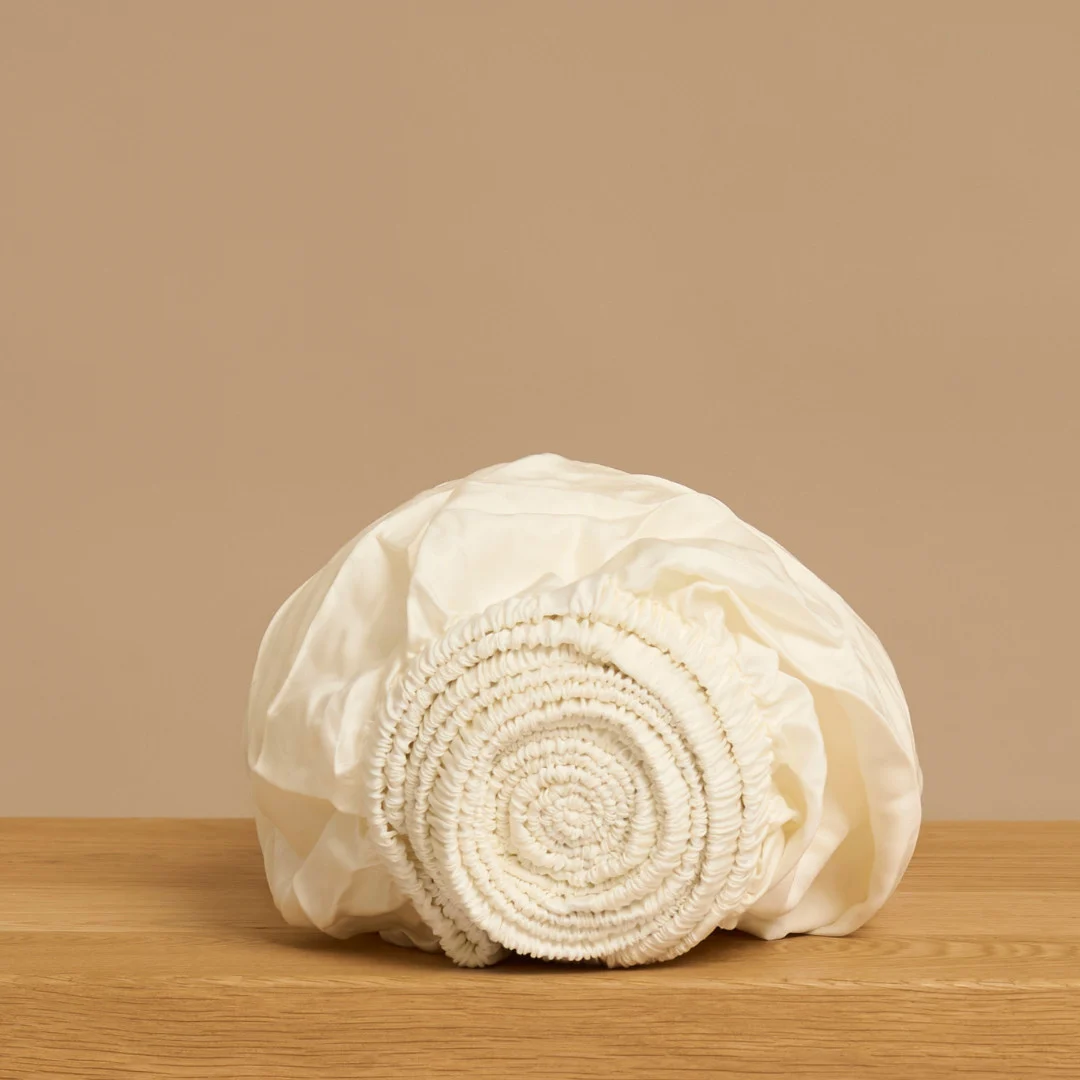 Topper hoeslaken Talmonsaro 180 x 210 cm offwhite