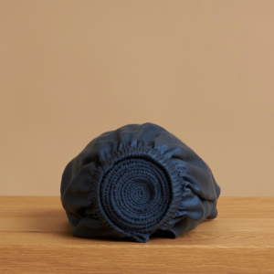 Topper Hoeslaken 180 x 210 cm Blauw TENCEL dun matras 10 cm