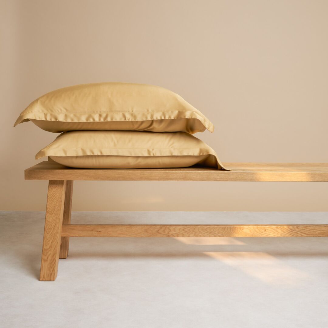 Dekbedovertrek Geel 50x60 Zachte afwerking