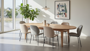 Deense ovale eettafels