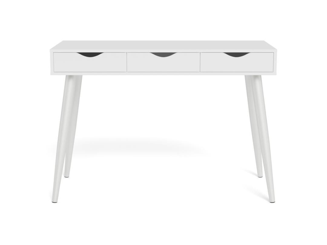 Bureau Reldormera 110 x 50 cm staal wit - Afbeelding 2