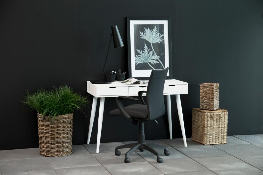 Bureau Reldormera 110 x 50 cm staal wit - Afbeelding 11