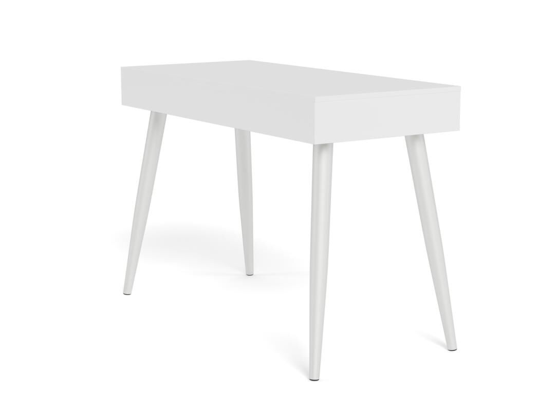Bureau Reldormera 110 x 50 cm staal wit - Afbeelding 4