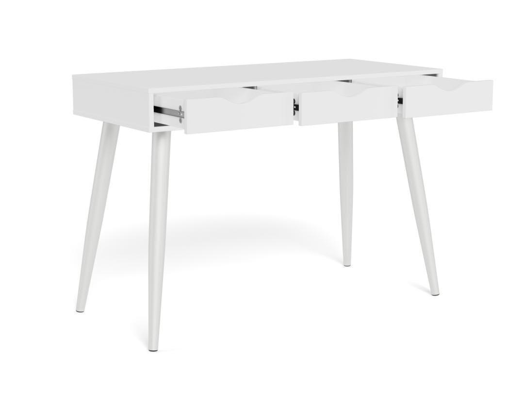 Bureau Reldormera 110 x 50 cm staal wit - Afbeelding 6