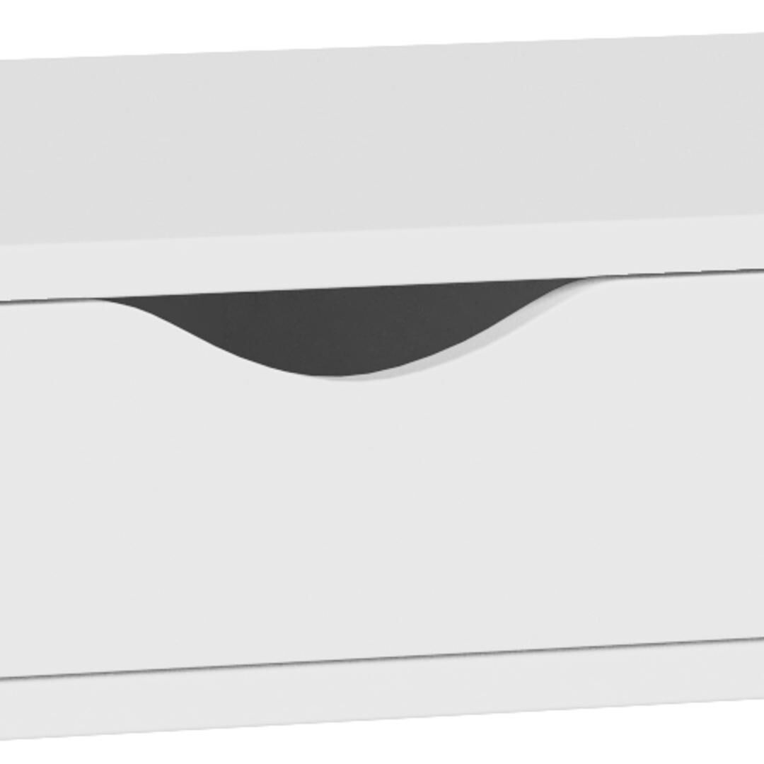 Bureau Reldormera 110 x 50 cm staal wit - Afbeelding 8