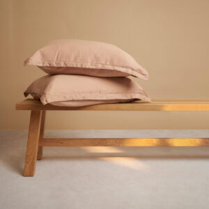 Kussensloop 50 x 70 cm Perzik TENCEL Lyocell Koel & ademend