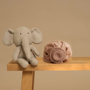 Hoeslaken 60 x 120 cm Peach TENCEL™ Twill Hypoallergeen