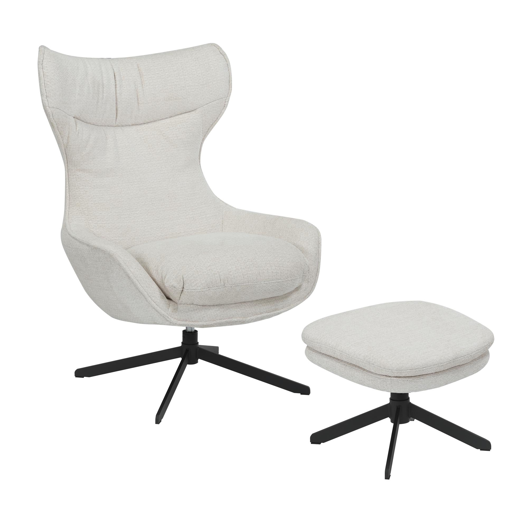 Fauteuil Forresta wit metaal - Afbeelding 4