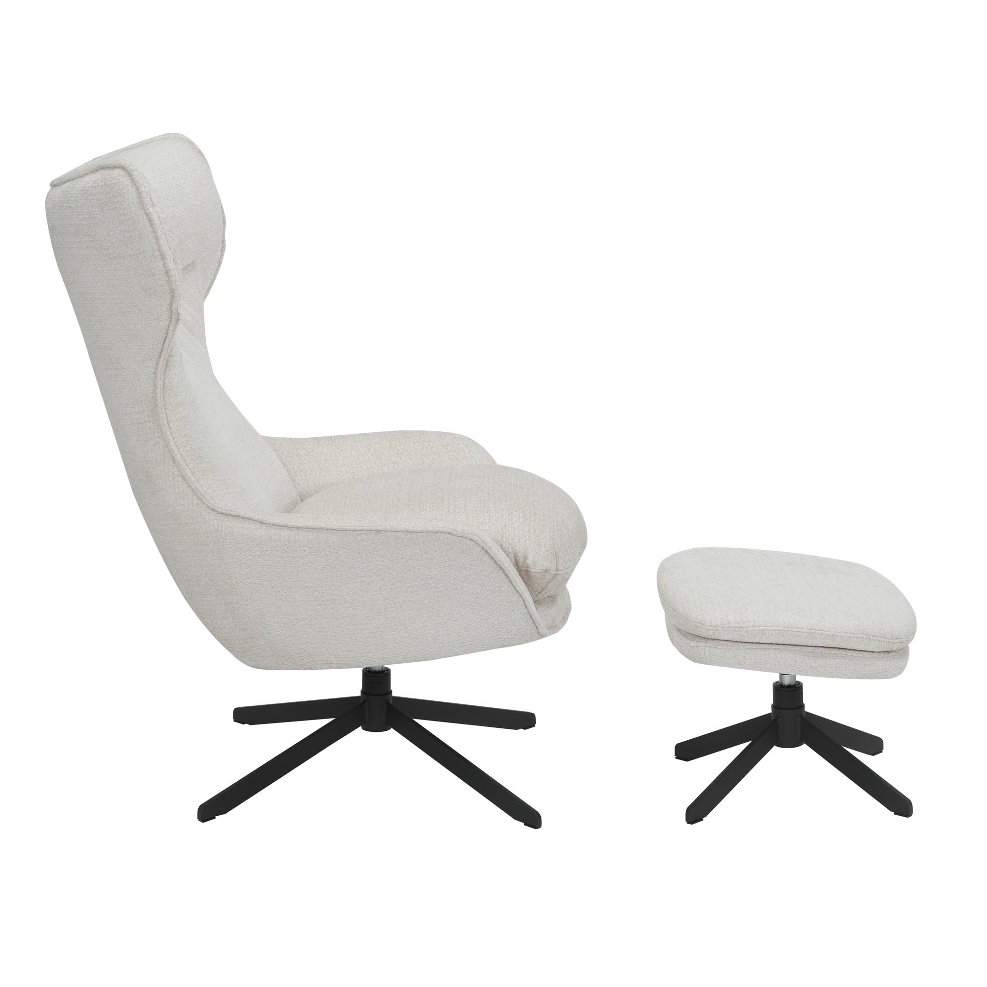 Fauteuil Forresta wit metaal - Afbeelding 5