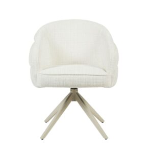 Eetkamerstoel Bella Gebroken Wit Zandkleur | Nieuwe Sfeer