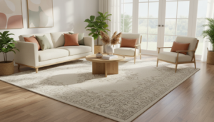 crèmekleurige vloerkleden