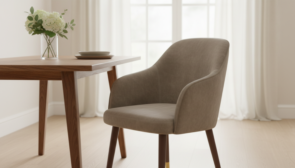 eetkamerstoel taupe