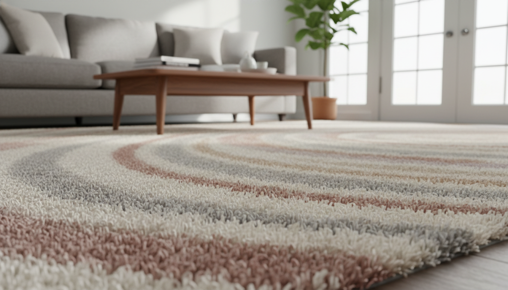 hoogpolig vloerkleed