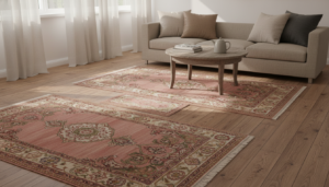 oud roze vloerkleden