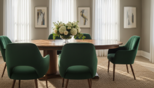 velvet eetkamerstoelen met armleuning