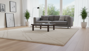 vloerkleed minimalistisch interieur