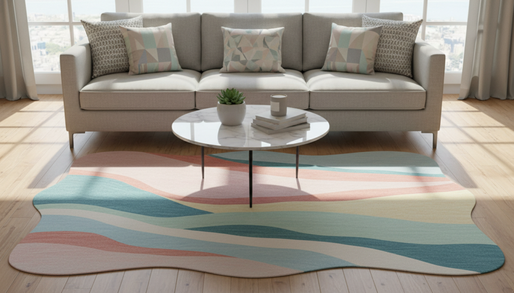 vloerkleed organische vorm