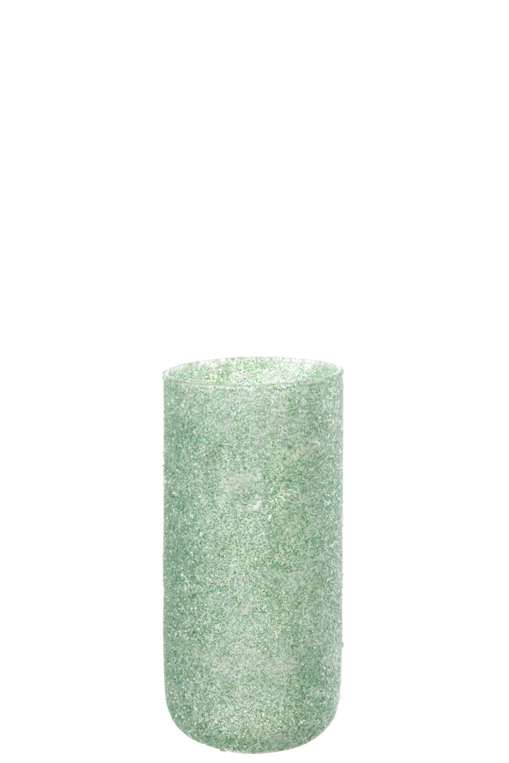 Kaarsenhouder Reldulnaro glas groen groot - Afbeelding 5