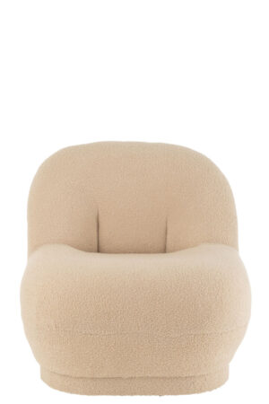 Kruk Teddy Velvet Wit/Beige