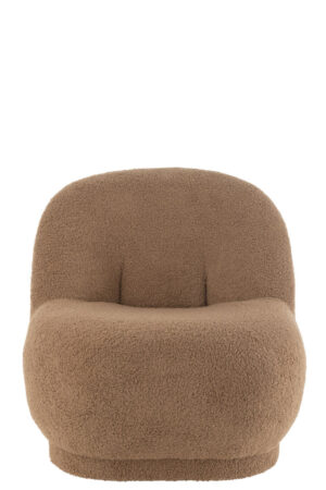 Kruk Teddy Velvet Wit/Bruin