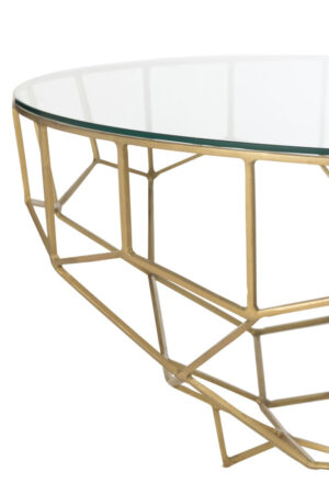 Salontafel Goud 90 x 90 CM Vierkant  Metaal