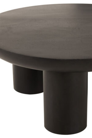 Salontafel Zwart 90 x 90 CM Vierkant  Mangohout