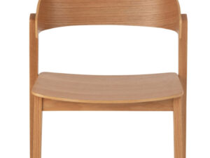 Eetkamerstoel Naario zwart  eikenhout metalen frame