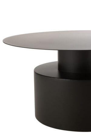 Salontafel Zwart 80 x 80 CM Rond Metaal
