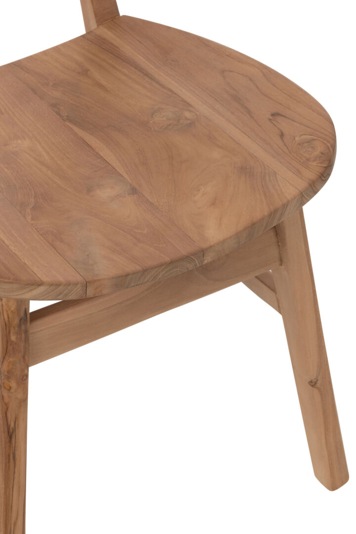 Eetkamerstoel Naona naturel teakhout - Afbeelding 5