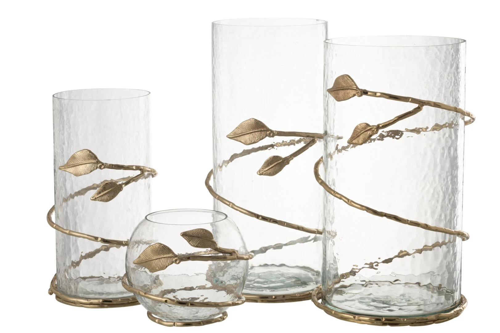 Vaas Cervisiena glas ijzer transparant goud - Afbeelding 4