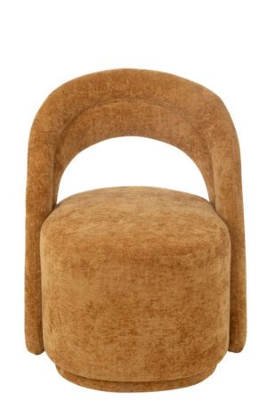 Bijzetstoel Oker Textiel Accent