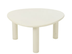 Bijzettafel Nervelmira wit 66 x 38 cm