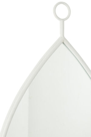 Wandspiegel Wit Druppel 45 CM  Hangspiegel Druppel / Groot