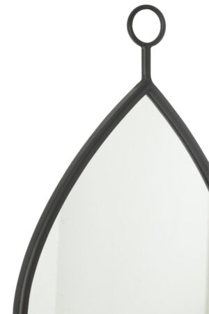Wandspiegel Zwart Druppel 37  CM Hangspiegel Druppel / Medium