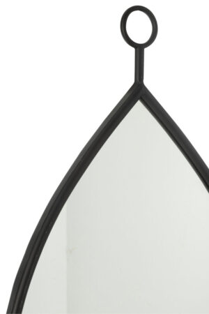 Wandspiegel Zwart Druppel 45  CM Hangspiegel Druppel / Groot
