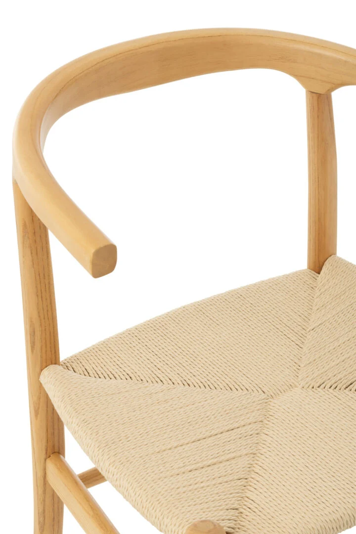 Eetkamerstoel Faivo beige touw - Afbeelding 6