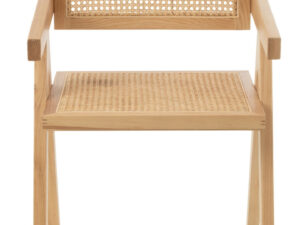 Eetkamerstoel Faoro naturel  rotan houten frame