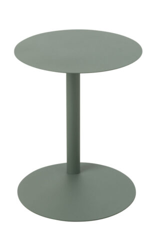 Bijzettafel Groen 40 x 40 CM Rond Metaal