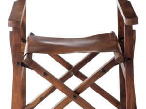 Eetkamerstoel Opvouwbare cognac  hout