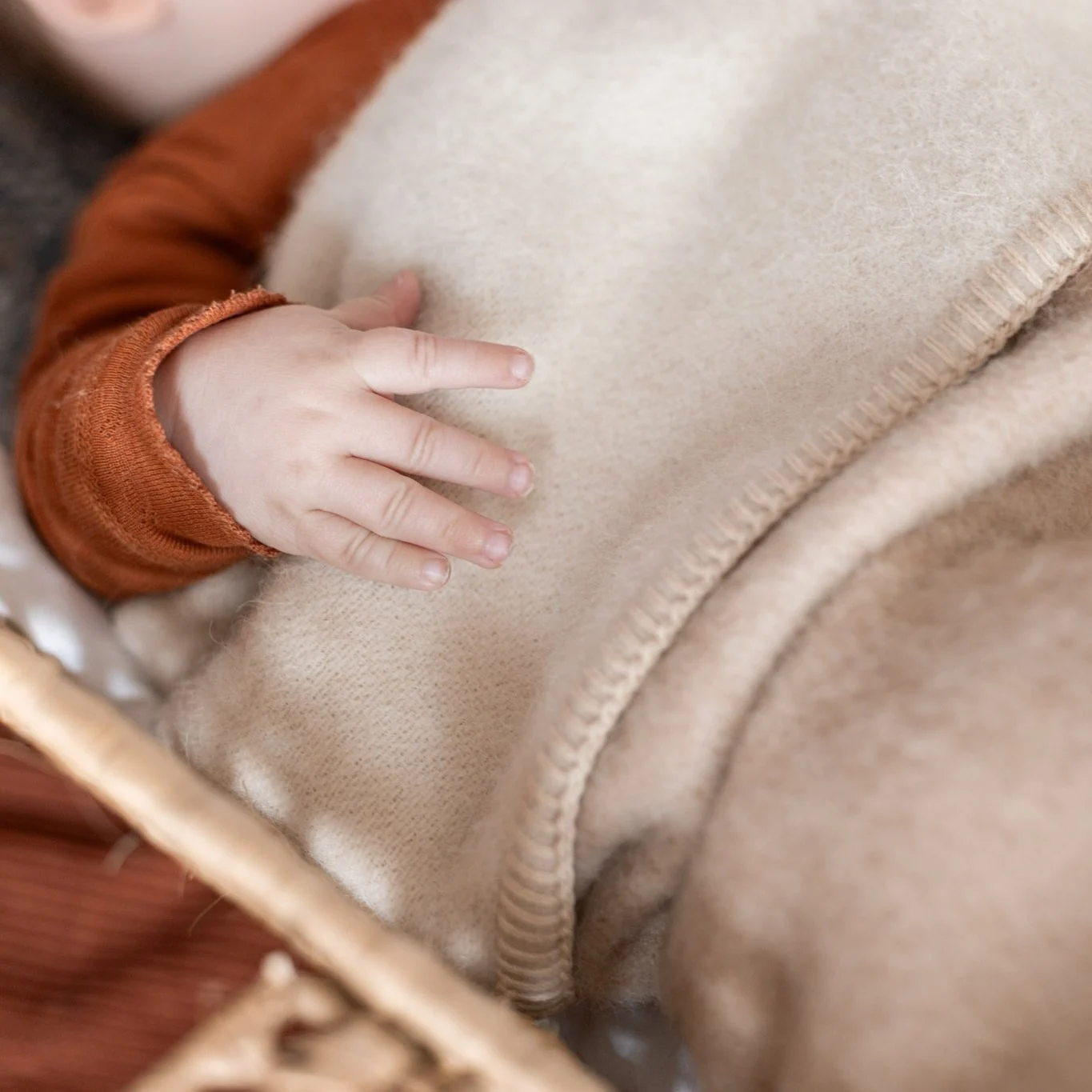 Deken Gruron Beige 100x75 cm - Afbeelding 4