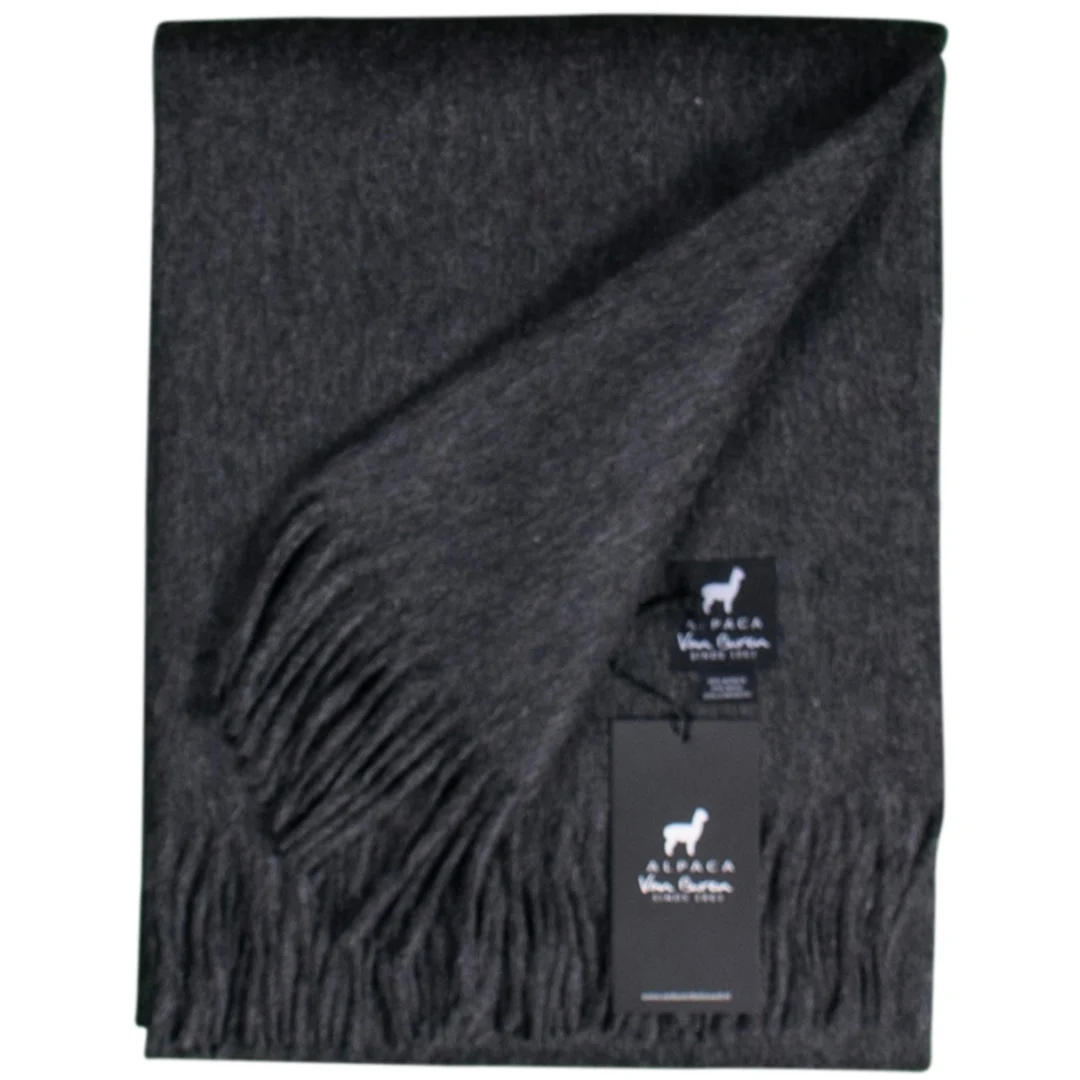 Plaid Kaardol Antraciet 200x150 cm - Afbeelding 2