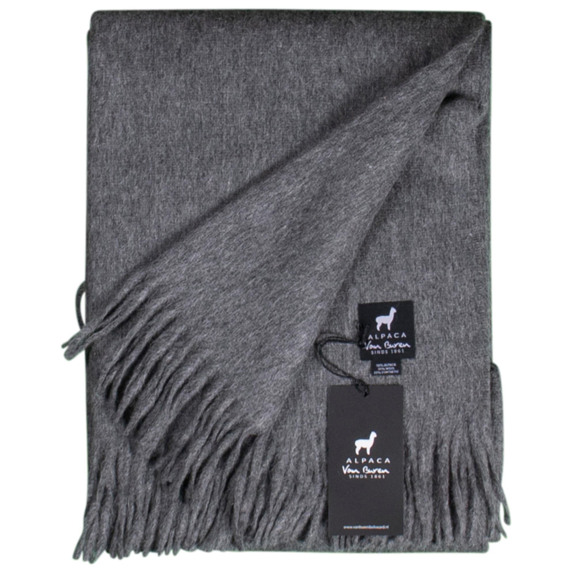 Plaid Jiernos Grijs - Afbeelding 2