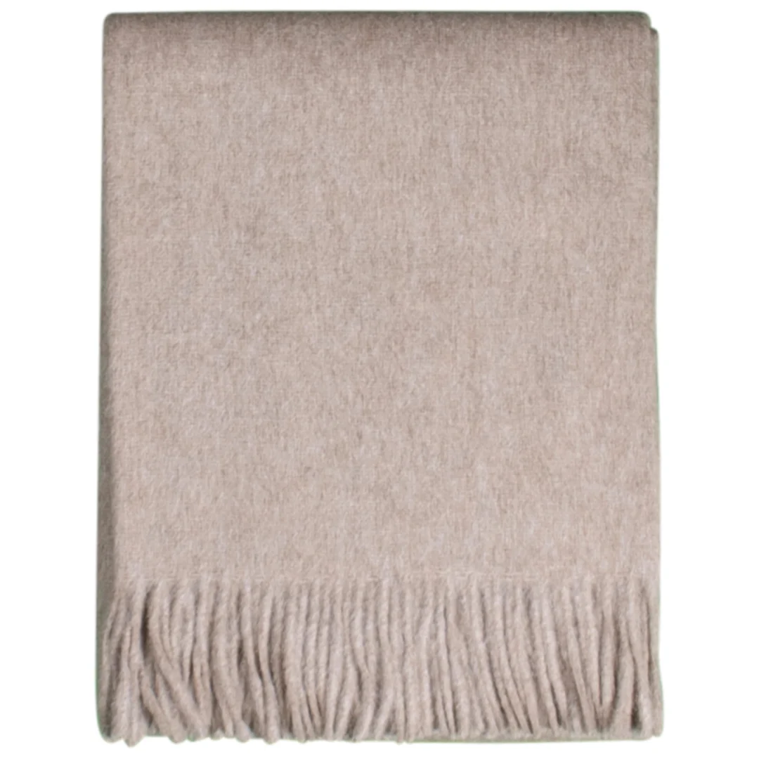 Plaid Milero beige stof - Afbeelding 2