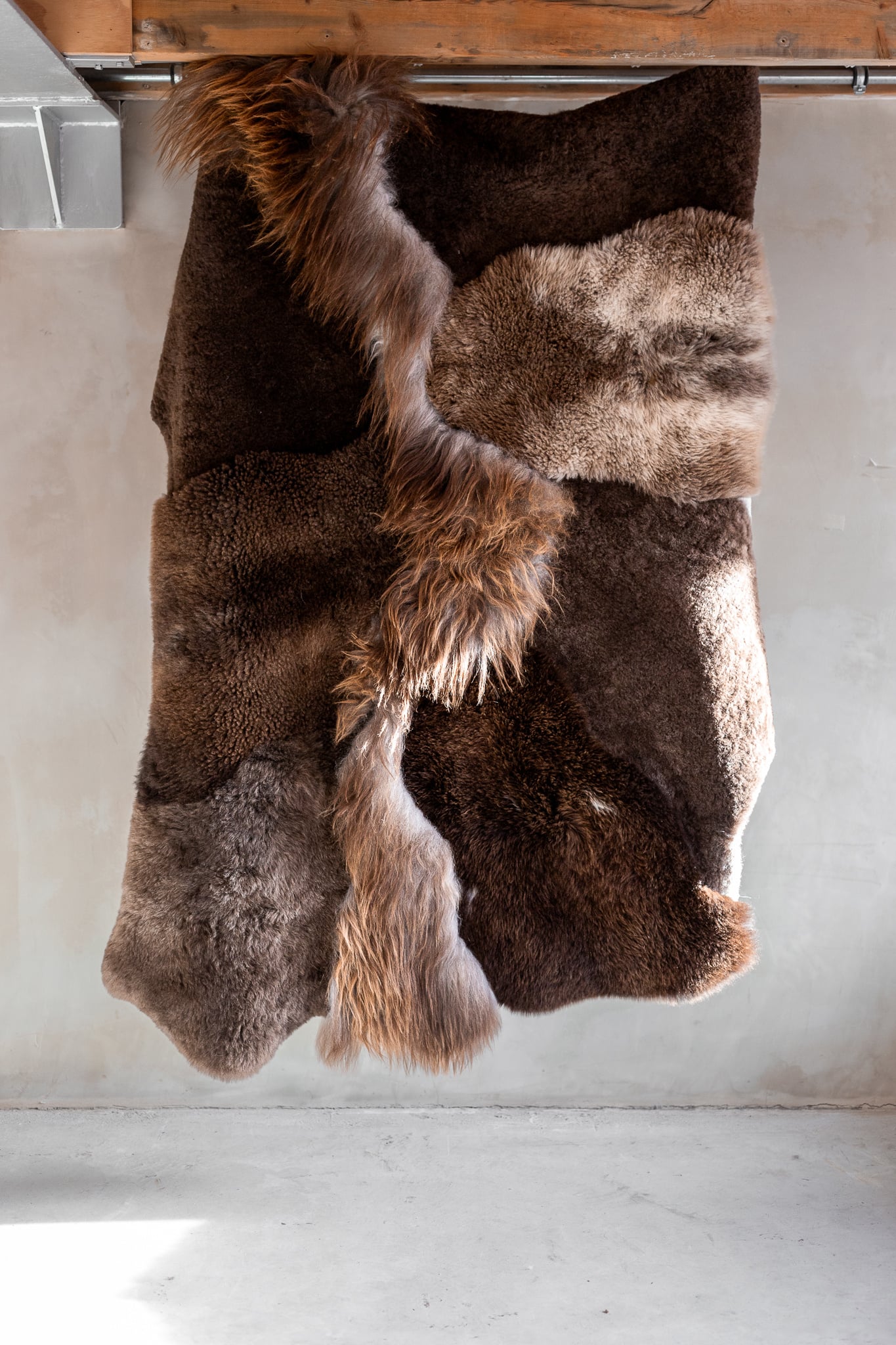 Schapenvacht Grierar Bruin 180x120 cm